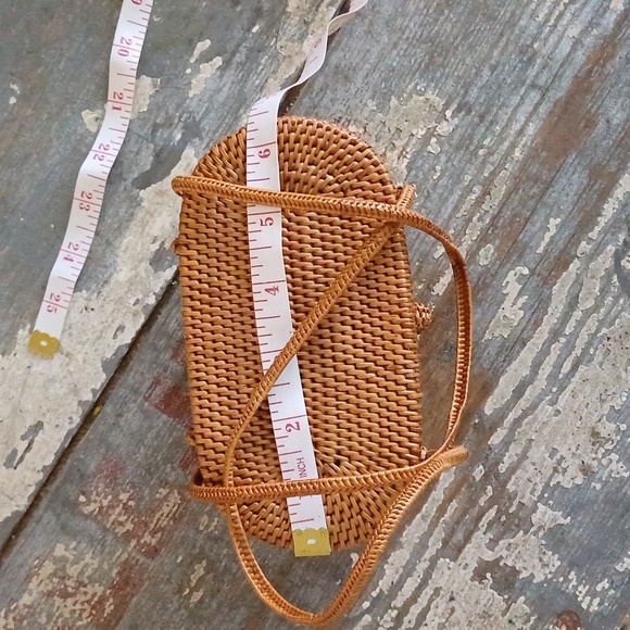Putu by J. Maclear mini rattan wicker top handle purse vintage - Picture 14 of 17